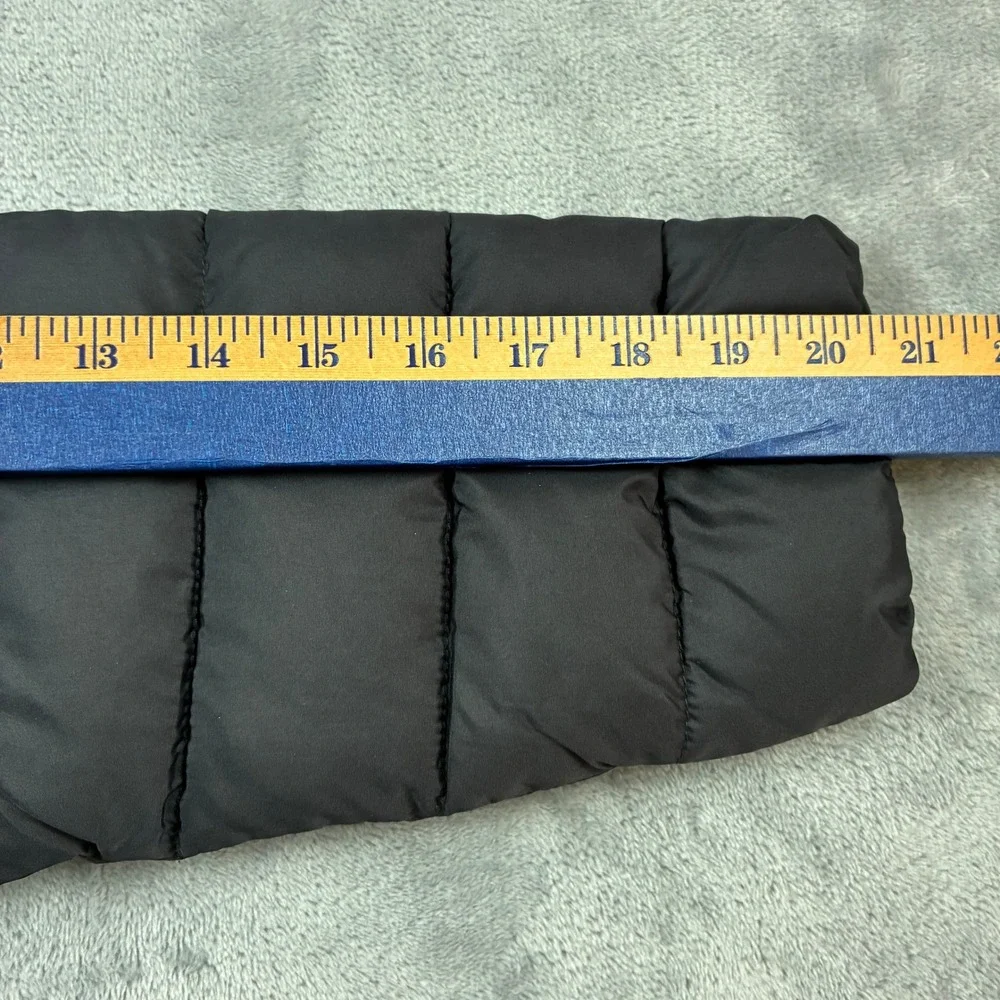 NWT The Childrens Place Kids Black Puffer Jacket Water Resistant Size L 10/12